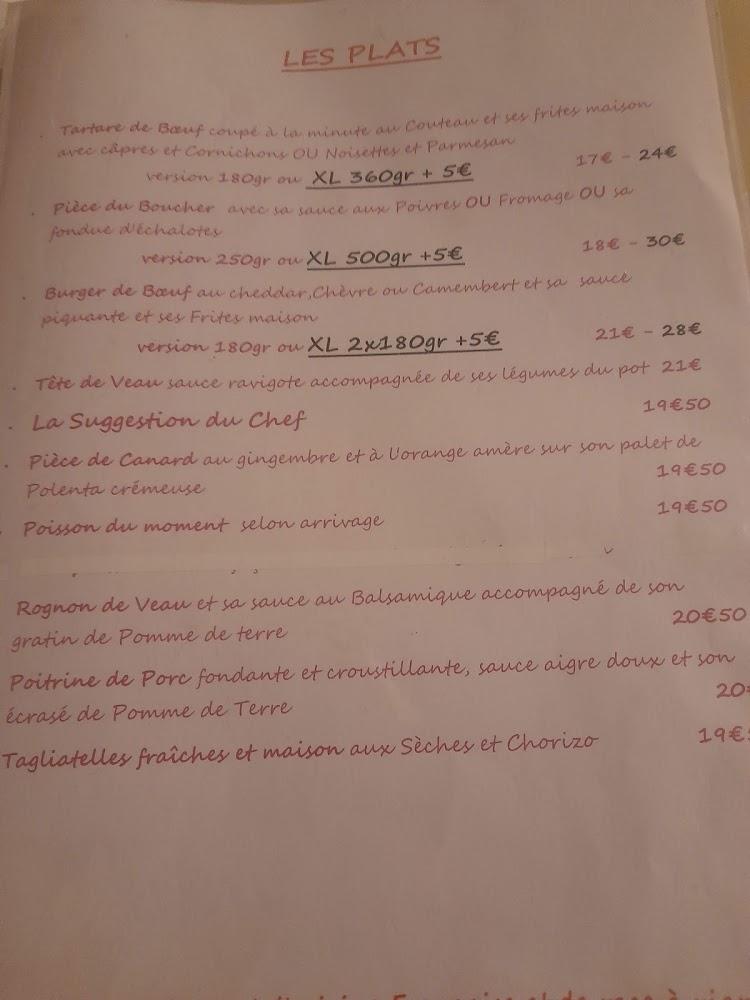 L'Auberge du Lion d'Or Nanteuil - Menu Image 3